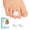 White, variant on Welnove Toe Separator for Overlapping Toes - 12 Pack Toe Spacers & Corrector for Bunions, Hammer Toes & Crooked Toes, Helps Reduce Rubbing & Pressure, Medium, White