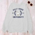 thumbnail image 4 of Tiweut Funny Goose Graphic Sweatshirt For Women Cute Printed Crewneck Sweater Pullover With Sayings Long Sleeve T Shirts,A-Grey,Grey, 4 of 4