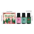 thumbnail image 3 of Set de 3 aceites aromáticos navideños - Aceite de aromaterapia festivo para difusor y baño. Set de regalo navideño hidratante y relajante de 30 ml. Fragancia esencial hidratante., 3 of 9