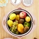 thumbnail image 3 of Colador 4 En 1 Con Juego De Tazones Para Mezclar, Coladores De Alimentos Y Coladores Para Cocina, Colador De Arroz Para Pasta Giratorio Con Tapa Desmontable, Rebanador De Verduras, 3 of 7