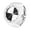 White, variant on Men Women Finger Watch Stretchy Band Elastic Round Simple Dial Quartz Ring Watches