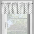 thumbnail image 2 of Ambesonne Geometric Valance Pack of 2, Oriental Waves Sketch, 54"X18", Charcoal Grey White, 2 of 5