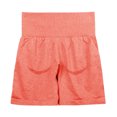 thumbnail image 3 of Gibobby Pantalones De Casuales Para Mujer Pantalones cortos de algodón para mujer, cintura alta elástica, plisados, con volantes, lindos, para la playa, informales, fluidos(Anaranjado, M), 3 of 5