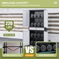 thumbnail image 6 of Metal Garage Storage Cabinet with Lockable Doors and Adjustable Shelves, 71" H Tool Cabinet for Home, Office, Warehouse, Black Grey, 6 of 6