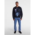 thumbnail image 2 of Men's Halloween Grim Reaper Graphic Long Sleeve Sweatshirt from Way to Celebrate, Sizes XS-5XB, 2 of 5