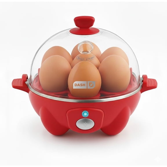 Rapid Egg Cooker: 7 Egg Capacity Electric Egg Cooker for Hard Boiled Eggs, Poached Eggs, Scrambled Eggs, or Omelets.