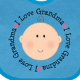 thumbnail image 4 of Inktastic I Love Grandma Baby Shower Boys or Girls Baby Bib, 4 of 4