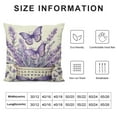 thumbnail image 5 of JRXY  Lavender Home Sweet Home Bless This Home Spring Throw Pillow Covers, Purple Cushion Case for Sofa Couch White, 5 of 5