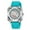 Light blue, variant on Luxury Men's Sports Watch - Poker & Roulette Casino Design, Waterproof Chronograph, Stainless Steel Mesh Band, Quartz Movement