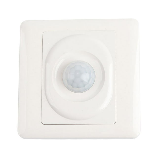 Interruptor LED Automático, Interruptor De Luz Infrarroja Montaje En Pared 80W Potencia De Carga Soporte De Acero Alcance De 5 Metros Para Escaleras