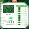 thumbnail image 5 of VEVOR 12PCS 24"x16" Grass Wall Panels for 32 SQ Feet, Boxwood Hedge Wall Panels, Artificial Grass Backdrop Wall 1.6", Privacy Hedge Screen UV Protected for Outdoor Indoor Garden Fence Backyard, 5 of 10