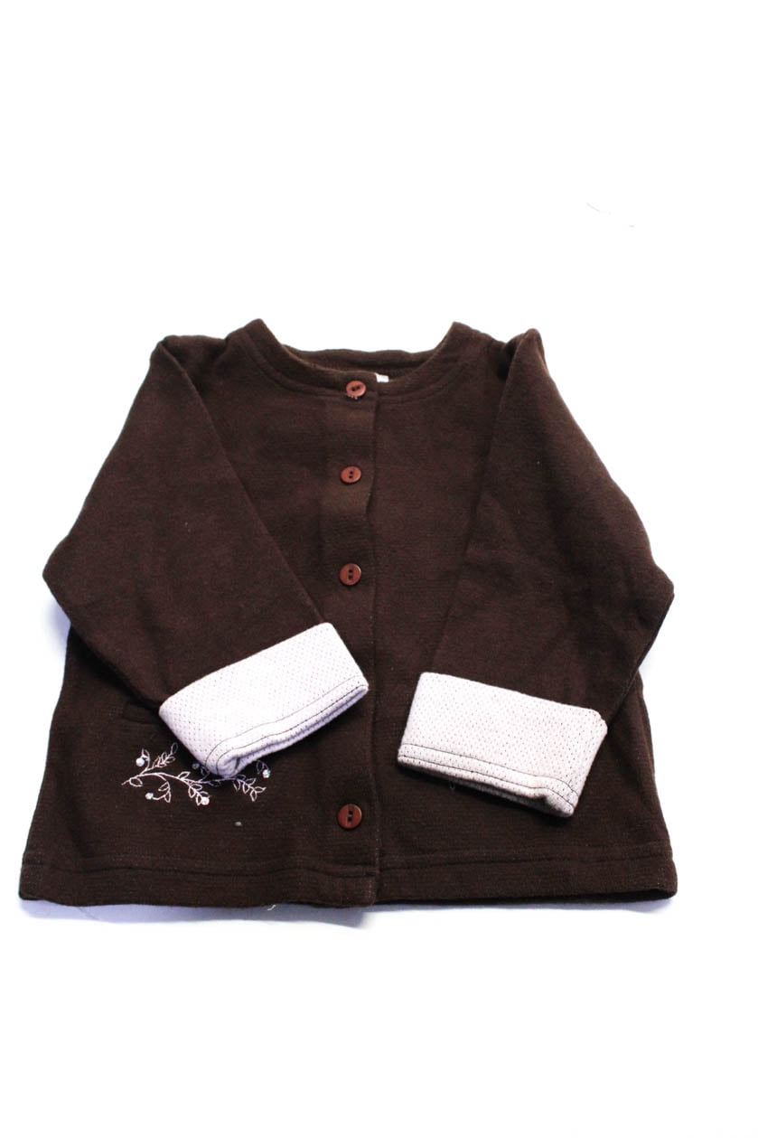 fleece button up cardigan