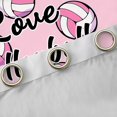 thumbnail image 4 of Erosebridal Sport Volleyball Lover Black Out Curtains for Girls,Ball Gamer Curtains Pack of 2 (42x63 Each) for Kids Teens,Luxury Bedroom Decor, 4 of 6