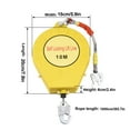 thumbnail image 2 of Kagrote 32 FT Fall Arrester Roofing Lifeline with Automatic Retractable Tether, Double Self-Locking Safety Harness for Construction, 2 of 9