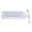 White, variant on Rupoun 61 Keys Gaming Keyboard 2.4G Bluetooth Wired 3 Modes Keyboard RGB Backlit Membrane Keyboard for Home Dormitory Office White 12.6 inches / 32 cm