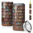 thumbnail image 1 of Estantería en vaso Sandjest Book Lovers de Can Cooler, 12 onzas, 1 of 6