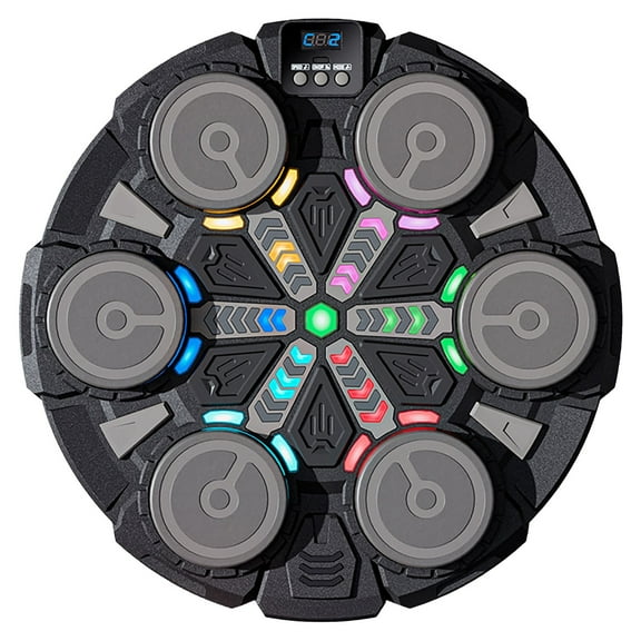 Musical Boxing Machine Wall Mounted Music with Gloves for Kids Punching Pads Sport Toys