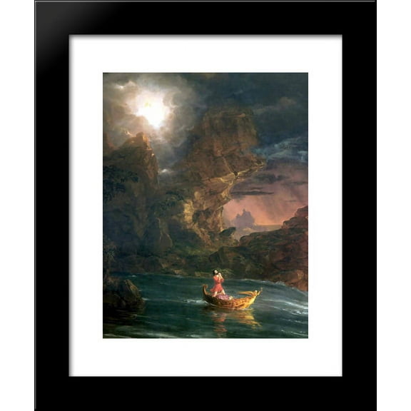The Voyage of Life Manhood (detail) 20x24 Framed Art Print by Thomas Cole