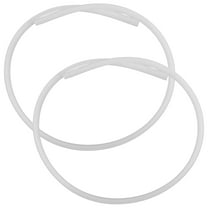 jojofuny Windshield Wiper Refills 2 Pcs Silicone White for Car Owners in Rain