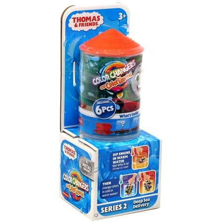 Fisher-Price Thomas & Friends Color Changers Percy Metal Engine with Cargo Cars, Plastic