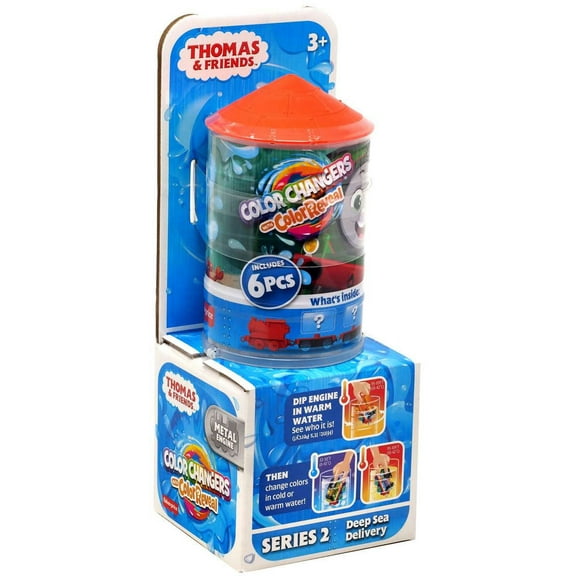 Fisher-Price Thomas & Friends Color Changers Percy Metal Engine with Cargo Cars, Plastic