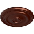 thumbnail image 3 of Ekena Millwork 15 7/8"OD x 1 1/2"P Kepler Traditional Ceiling Medallion (For Canopies up to 3 3/4"), Hand-Painted Antique Copper, 3 of 5