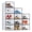 Black, variant on EDX 12-Pack Stackable Clear Shoe Box Organizer, Plastic Storage Bins for Closet Hallway & Bedroom, Ventilated & Stackable Shoe Storage Container Set Holds Shoes up to US Size 9, White