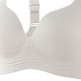 thumbnail image 4 of BRGZLK Womens Anti Saggy Bras Push Up No Underwire Seamless Full Coverage Bralettes Plus Size Solid Color Adjustable Strap Lifting Comfortable Everyday Bra Gray XXXXL, 4 of 4