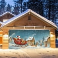 thumbnail image 3 of Holiday Cheer Garage Festive Christmas Banner with Bright Colors Festive Design Perfect for Auto Enthusiasts Home Garages Easy Hanging Durable Material, 3 of 4