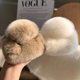 thumbnail image 2 of YHJ New Rabbit Hair Square Plush Hair Clips Ponytail Cute Crab Hair Clip Winter Hair Clip for Girl Shark Clip Hair Accessories, 2 of 5