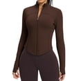 thumbnail image 1 of Chaqueta Colorskin para mujer, ligera y con cremallera, para correr, yoga, 1 of 6