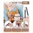 thumbnail image 2 of 2 Pcs Underglaze Pen Underglaze compatible Ceramics Ceramic Writing Pen Underglaze Permanent Porcelain Colored Pen (Black)-cheng du, 2 of 5
