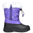 thumbnail image 4 of DREAM PAIRS Kids Boys & GirIs Winter Waterproof Outdoor Sports Snow Boots KSNOW PURPLE Size 10, 4 of 6