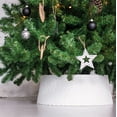 thumbnail image 2 of Collier de Sapin de Noël Rond Jupe Anneau de Sapin de Noël Base Couverture Décorations de Noël pour Sapin de Noël Traditionnel Jupe en Osier (Grand, Blanc), 2 of 6