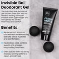 thumbnail image 3 of The Man Ball Deodorant Gel with Aloe, 3 fl.oz, 3 of 9