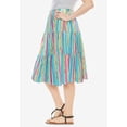 thumbnail image 4 of Woman Within Plus Size Elastic-Waist Knit Tiered Skirt, 4 of 6