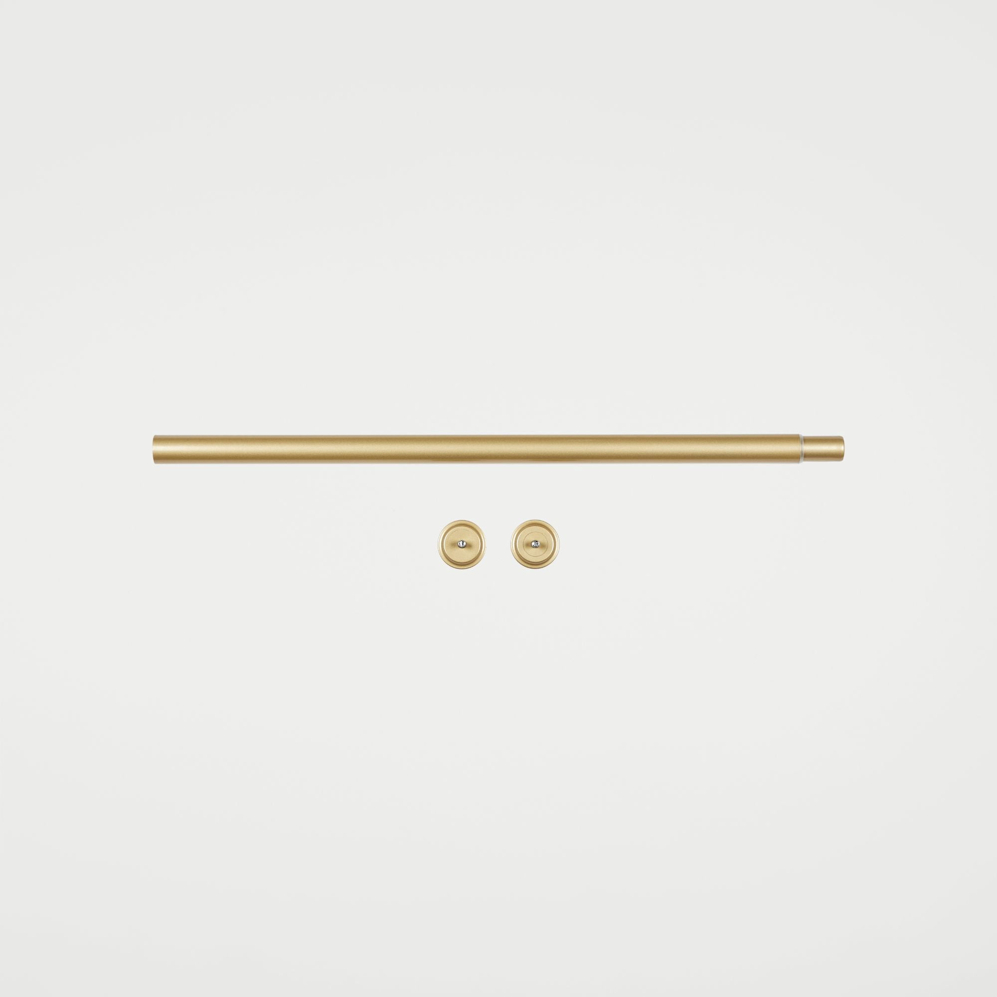 Exclusive Home Tension Rod, Adjustable 48"-84", Gold
