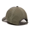 thumbnail image 6 of Outdoor Cap PDT-800 Pigment Dyed Cotton Twill-Black/Olive, 6 of 8