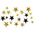 thumbnail image 3 of Pegatinas de pared con espejo de combinación de tres tamaños de estrellas, grande, mediano y pequeño, 3 of 6