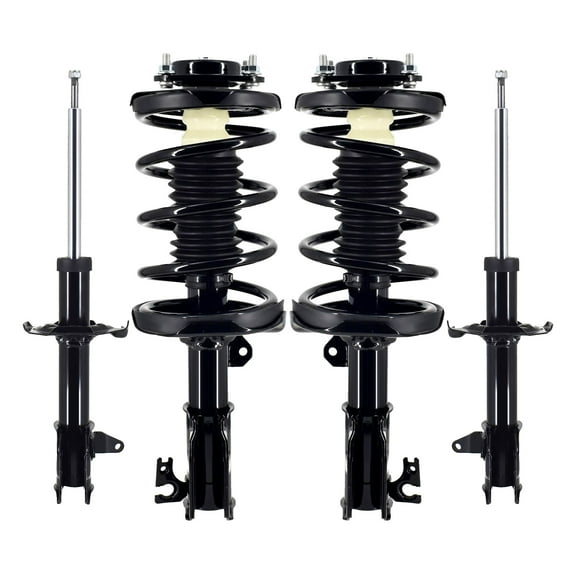 Front-Rear Set of 4 Quick Complete Strut-Bare Strut For 2000-2003 Mazda Protege
