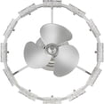 thumbnail image 6 of Progress Lighting P250114-30 Fanin 20" 3 Blade Indoor Led Ceiling Fan - Chrome, 6 of 13