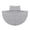 Grey, variant on Womens Fake Collar Faux Turtleneck Neck Dickey Detachable Mock Half Top Blouse Collar Cotton Neck Warm Cover Grey One Size