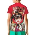 thumbnail image 2 of Youth Short Sleeve Tee Tops Toilet-bound Hanako-kun T-Shirt Kids Print Shirts for Teen Boys Girls Medium, 2 of 8