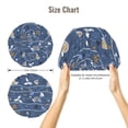 thumbnail image 5 of Kdxio Underwater World Animals Pattern Satin Bonnet Silk Bonnet Hair Bonnet for Sleeping Hair Bonnets for Women Curly Natural Hair, 5 of 6