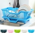 thumbnail image 6 of Tunhigl Compact Kitchen Sink Storage Rack - Organize Bowls, Plates, Knife, Fork, Spoon, Chopsticks & More with Space-Saving Bowl Box Organizer Army Green, 6 of 6