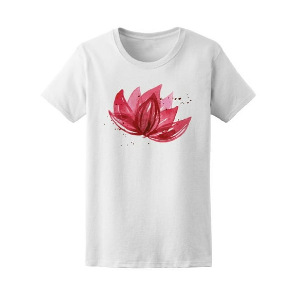 Watercolor Lotus Women's Tee - Image by Shutterstock