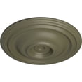 thumbnail image 3 of Ekena Millwork 14 3/4"OD x 1 3/4"P Traditional Ceiling Medallion (Fits Canopies up to 4"), Hand-Painted Spartan Stone, 3 of 6