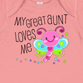 thumbnail image 4 of Inktastic My Great Aunt Loves Me- cute dragonfly Boys or Girls Baby Bodysuit, 4 of 5