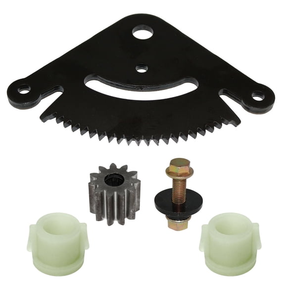findmall Steering Sector & Pinion Gear W/Bushings Replacement for John Deere 155C 190C