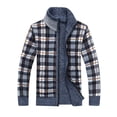 thumbnail image 5 of Men's Casual Full Zip Thick Knitted Cardigan Sweaters with Pockets, 5 of 9
